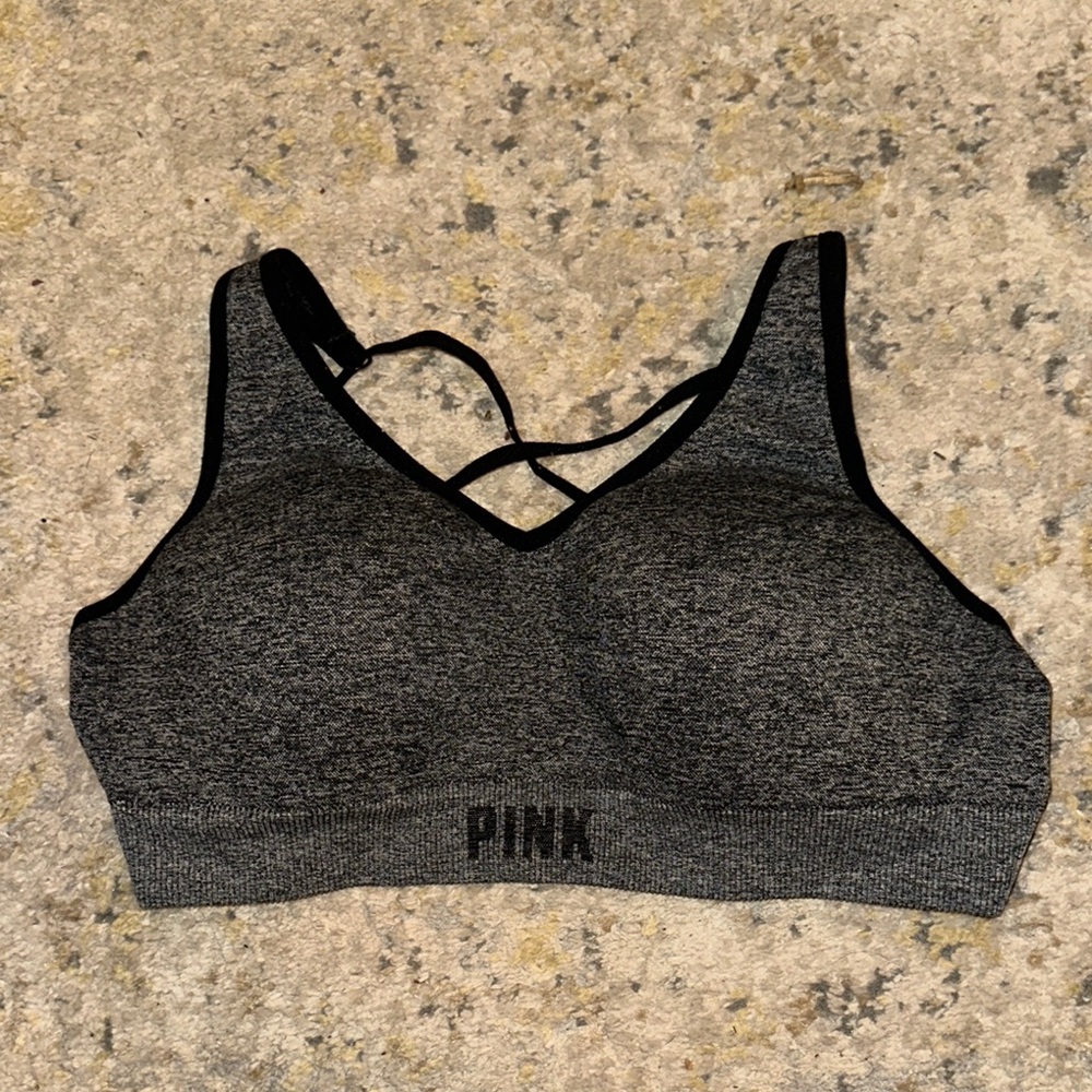Victoria's Secret PINK Gray Sports Bra